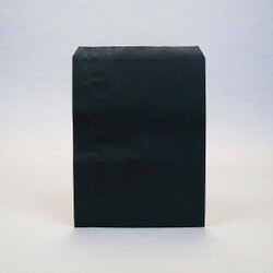 Flat Merchandise Bags. Black Paper.